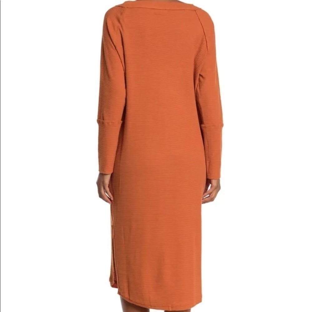 NWT WOMENS Stitch drop textured knit orange dress size XS​​​​​​​​​ - Picture 4 of 4